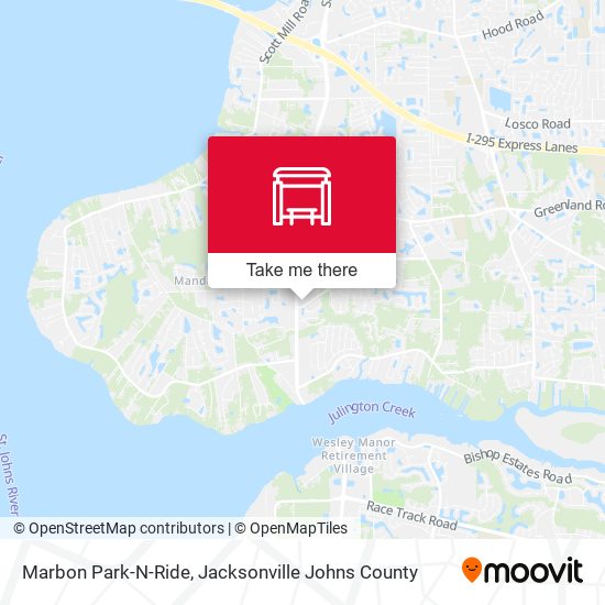 Marbon Park-N-Ride map