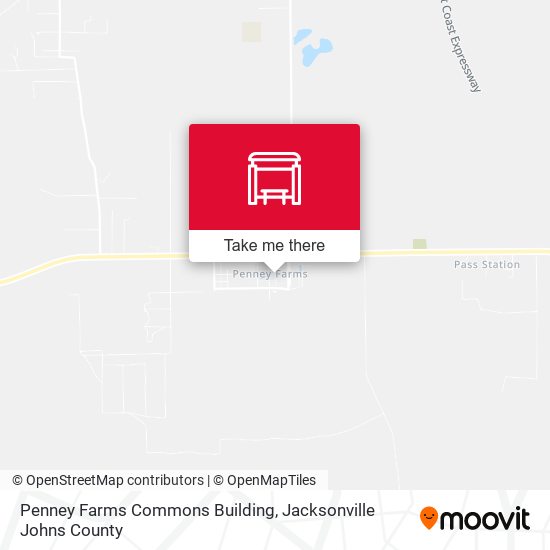 Penney Farms Commons Building map