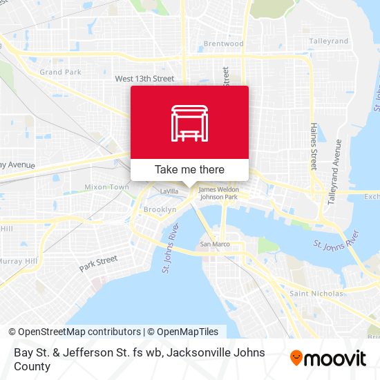 Bay St. & Jefferson St. fs wb map