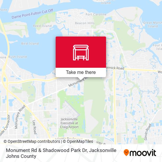 Monument Rd & Shadowood Park Dr map