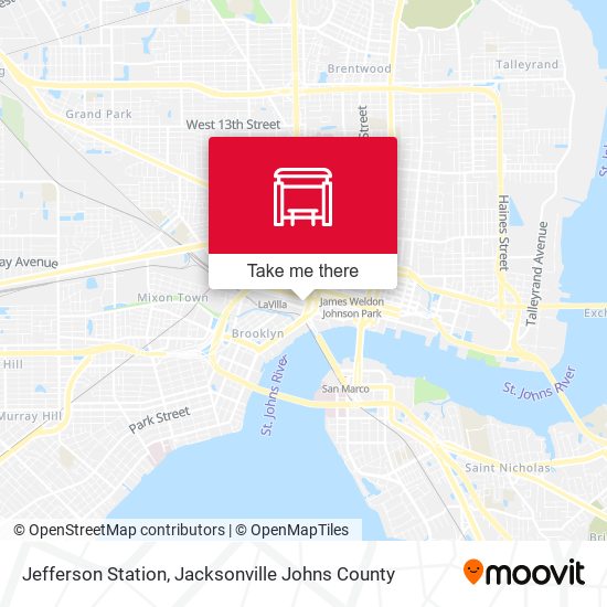 Jefferson Station map