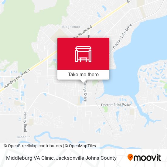 Middleburg VA Clinic map