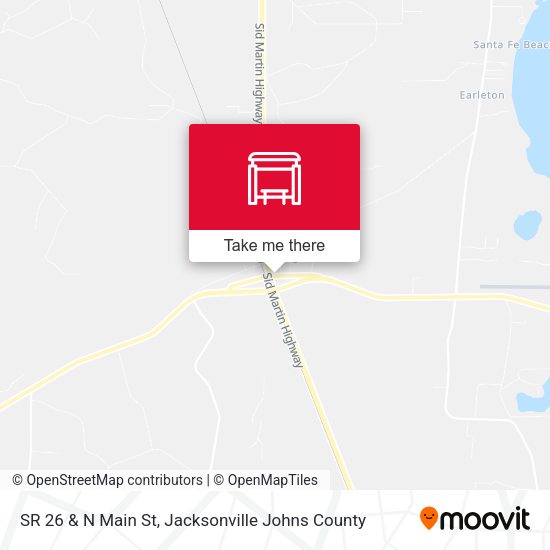 SR 26 & N Main St map