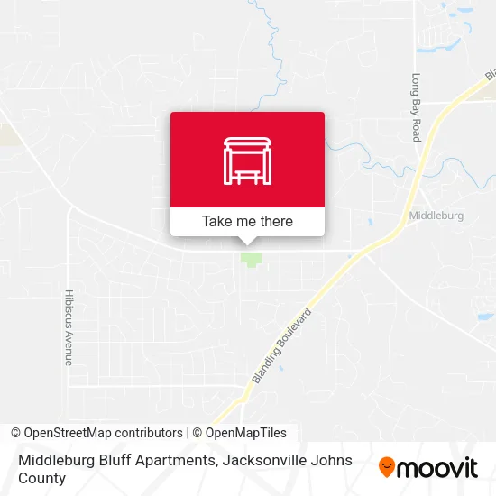 Middleburg Bluff Apartments map