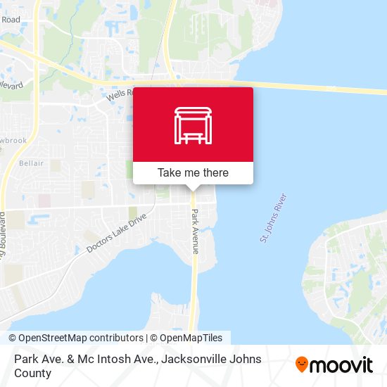 Park Ave. & Mc Intosh Ave. map