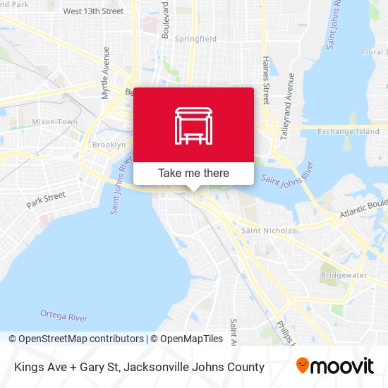 Kings Ave + Gary St map