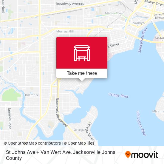 Mapa de St Johns Ave + Van Wert Ave