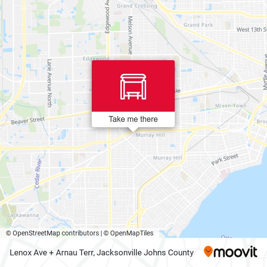 Lenox Ave + Arnau Terr map