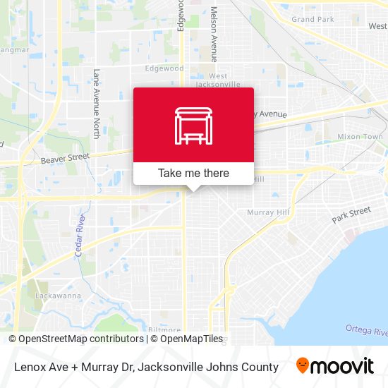 Mapa de Lenox Ave + Murray Dr