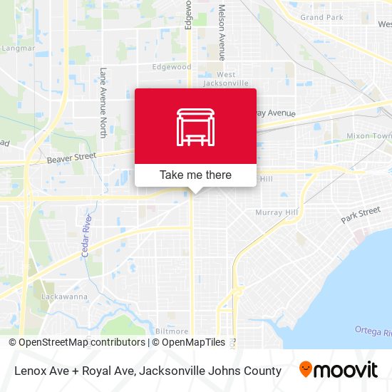 Lenox Ave + Royal Ave map