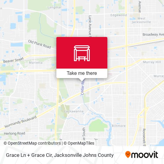 Grace Ln + Grace Cir map