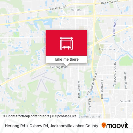 Herlong Rd + Oxbow Rd map