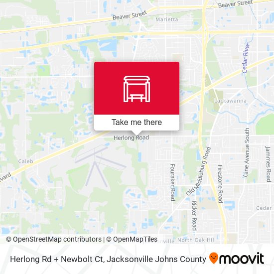 Herlong Rd + Newbolt Ct map