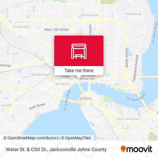 Mapa de Water St. & CSX Dr.
