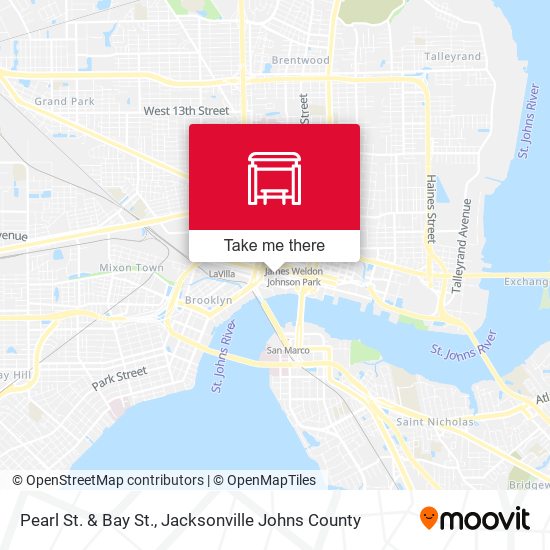 Mapa de Pearl St. & Bay St.