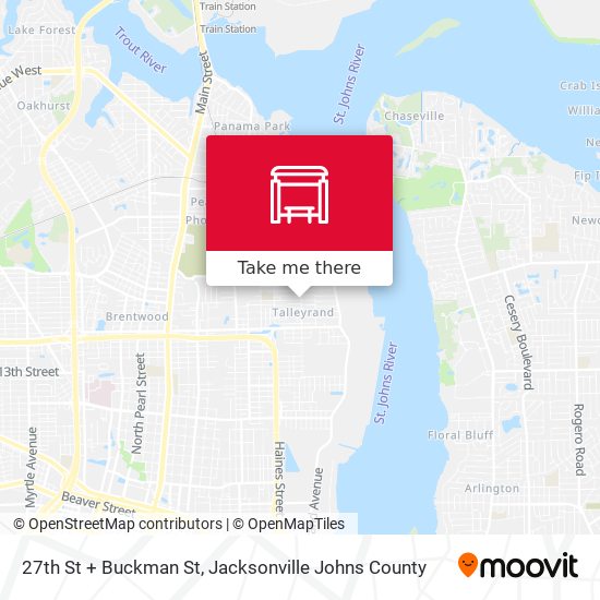 27th St + Buckman St map