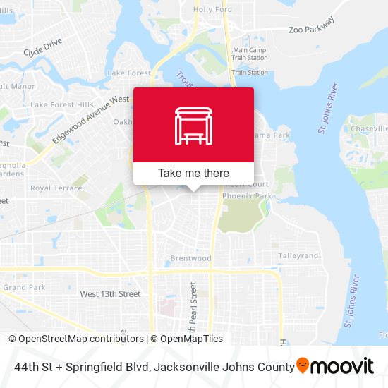 44th St + Springfield Blvd map