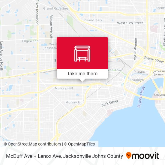 McDuff Ave + Lenox Ave map
