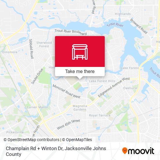 Mapa de Champlain Rd + Winton Dr