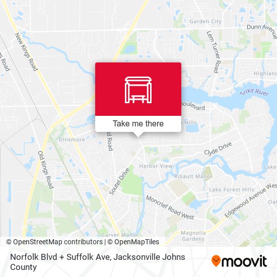 Norfolk Blvd + Suffolk Ave map