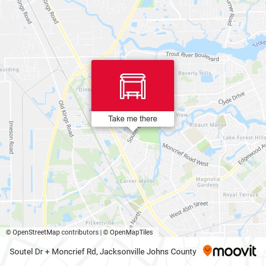 Mapa de Soutel Dr + Moncrief Rd