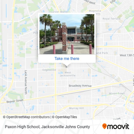 Paxon High School map