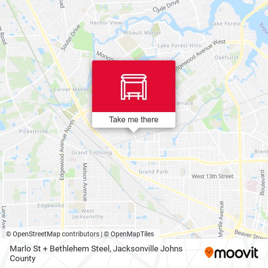 Marlo St + Bethlehem Steel map