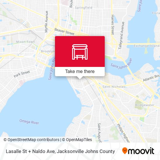Mapa de Lasalle St + Naldo Ave