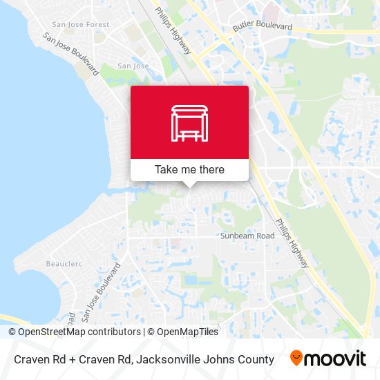 Craven Rd + Craven Rd map