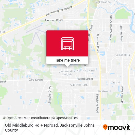 Old Middleburg Rd + Noroad map