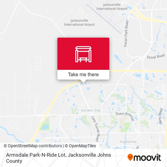 Armsdale Park-N-Ride Lot map
