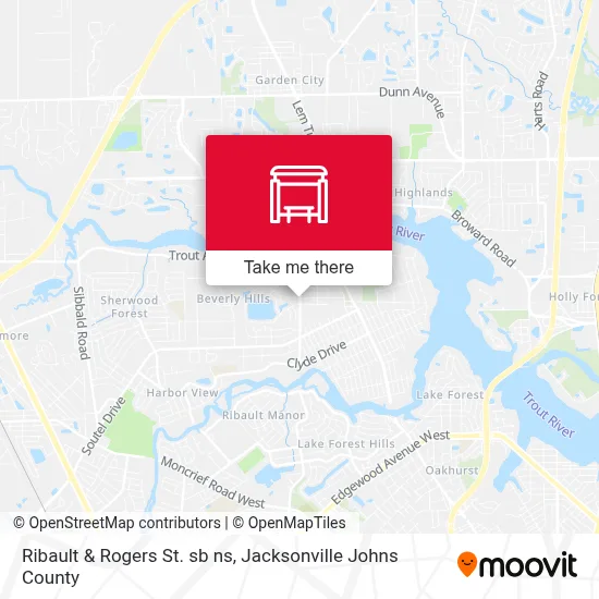 Ribault & Rogers St. sb ns map