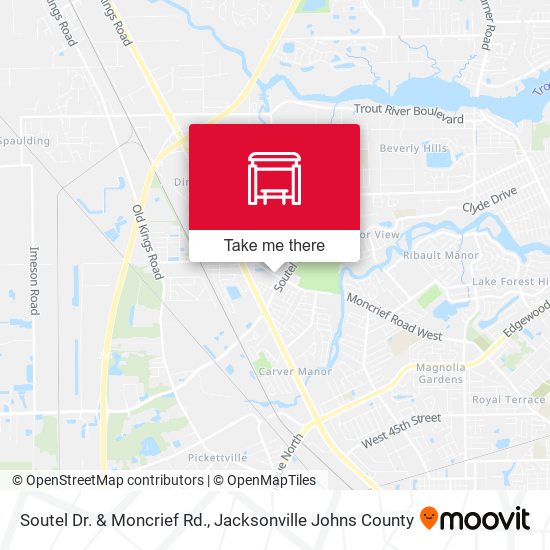 Mapa de Soutel Dr. & Moncrief Rd.