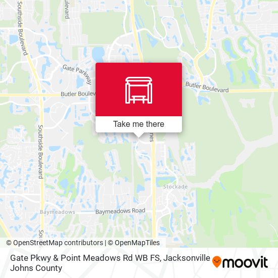 Gate Pkwy & Point Meadows Rd WB FS map