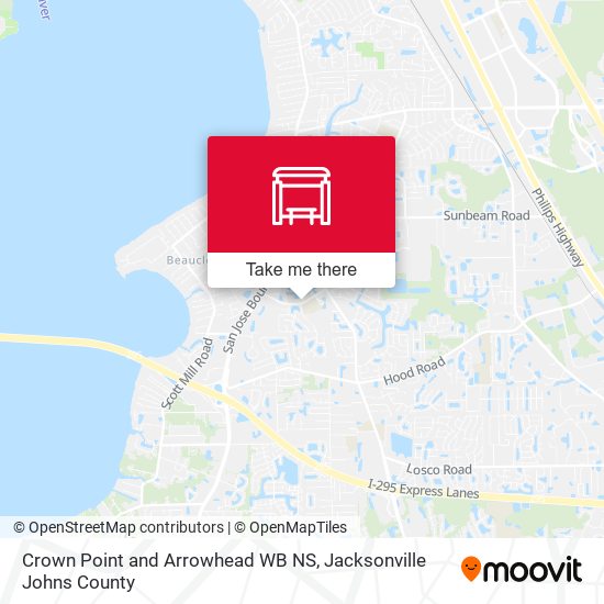 Crown Point and Arrowhead WB NS map