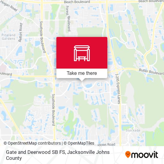 Gate and Deerwood SB FS map