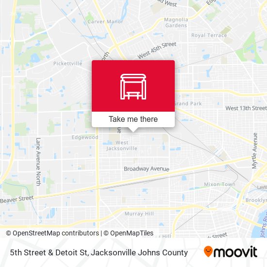 5th Street & Detoit St map