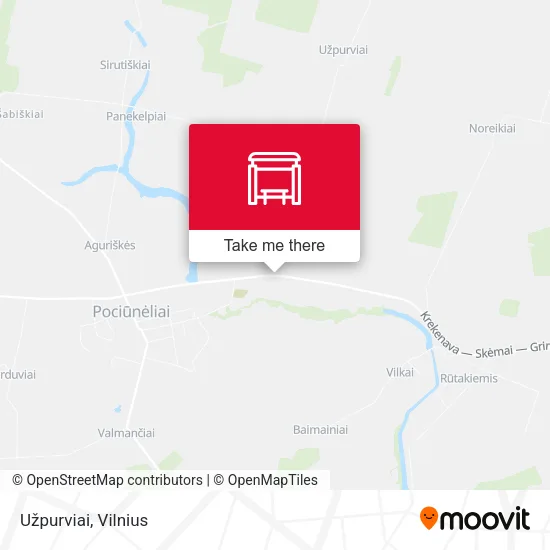 Карта Užpurviai