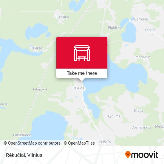 Карта Rėkučiai