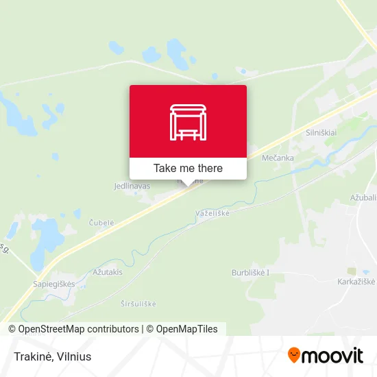 Карта Trakinė