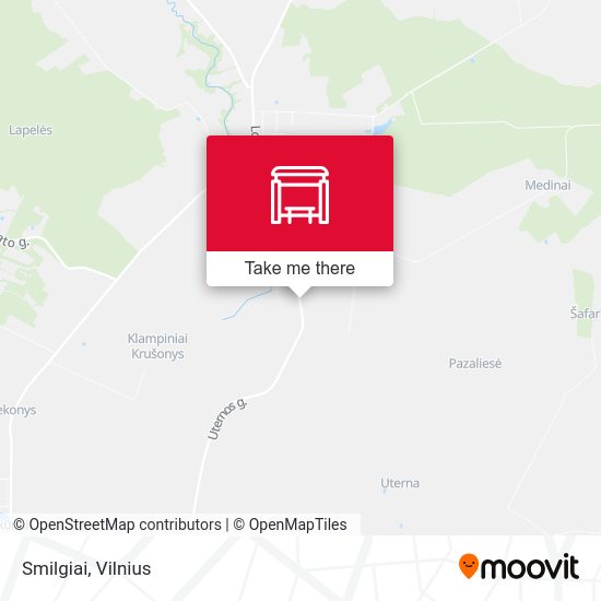 Карта Smilgiai