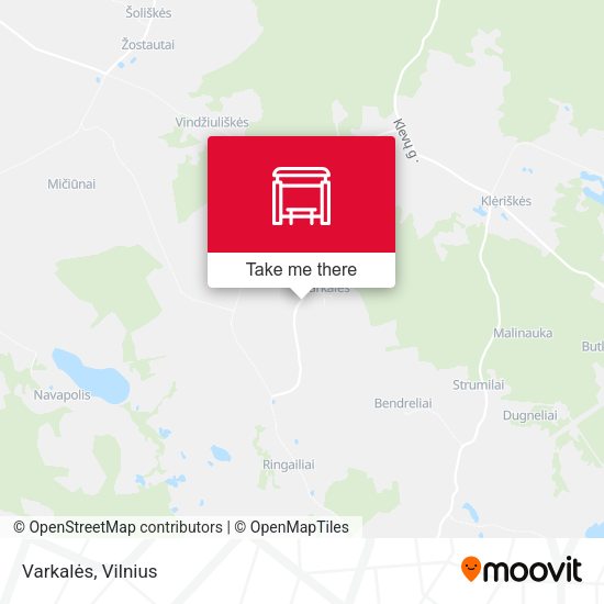 Карта Varkalės