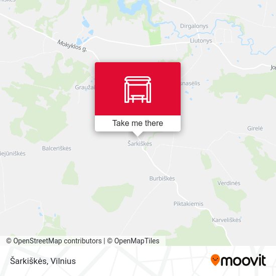 Карта Šarkiškės