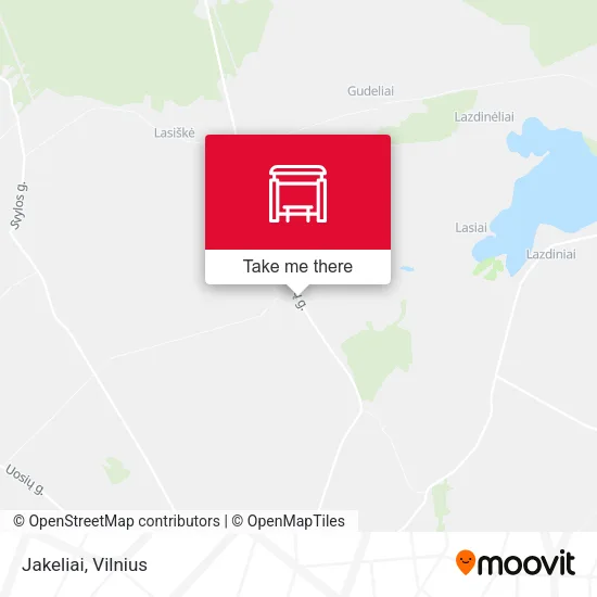 Карта Jakeliai