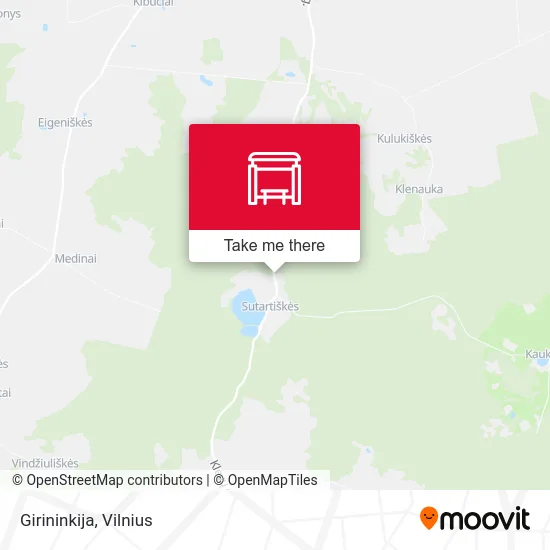 Карта Girininkija