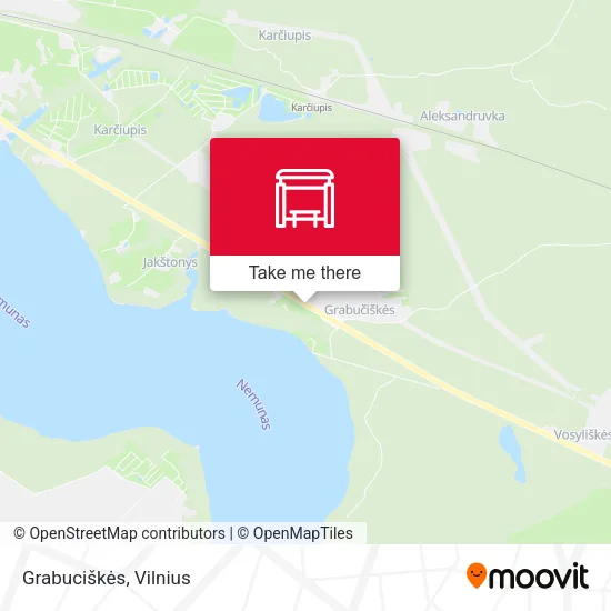 Карта Grabuciškės