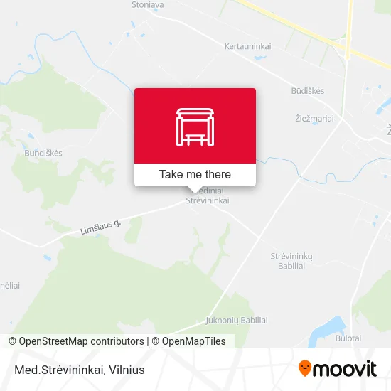 Карта Med.Strėvininkai