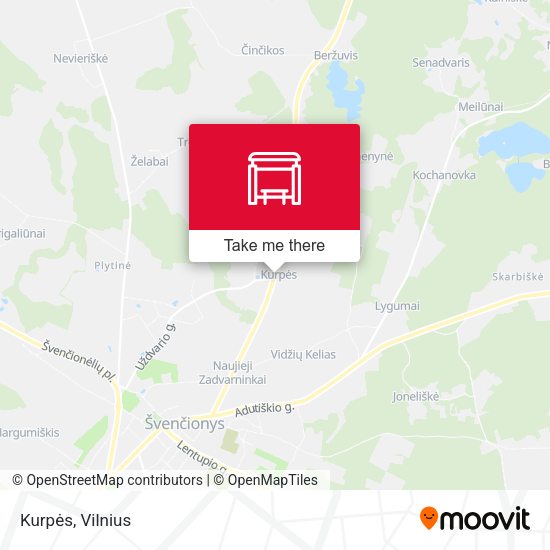 Карта Kurpės