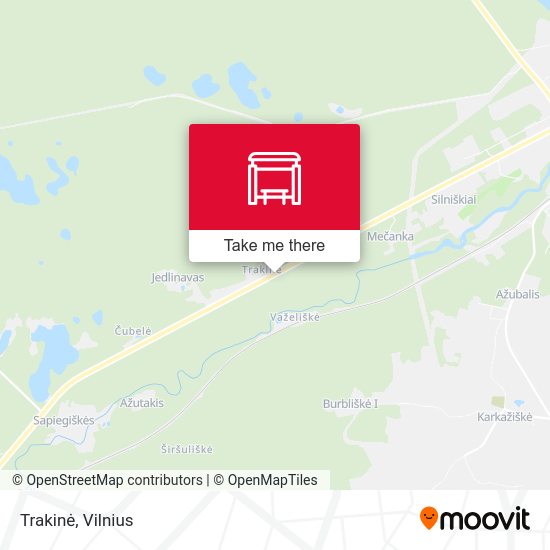Карта Trakinė