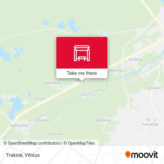 Карта Trakinė